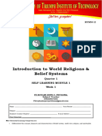 Intro To World Rel & Belief SLM 1