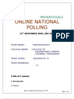 Online National Polling: Maverickgals