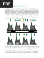 What Is Geographical Isolation: Adaptive Radiation