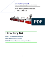 Directory List: PVC Wall Panel Production Line