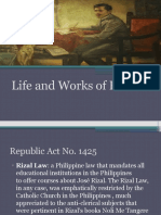 (Prelim) Life and Works of Rizal