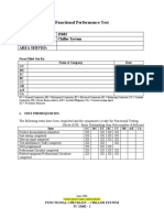 Functional Performance Test: FT: 15682 Item: Chiller System ID: Area Served