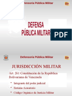 Exposición de Delitos y Faltas Militares.