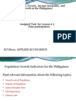 Population Growth, Poverty, Income Inequality, and Slow Economic Growth in The Philippines