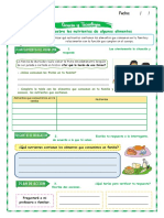 Indagamos Sobre Los Nutrientes de Algunos Alimentos 1°