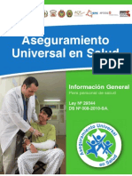 Aseguramiento Universal en Salud - Información General