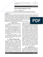 Thermal Stress Analysis of Beam Subjected To Fire: Hemangi K. Patade, Dr. M. A. Chakrabarti