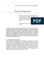 Pérez, C. (2019) - La Soñada Roma de Segismund. en CÓMO SE VE LA COSA, Santiago, Chile - Tajamar Editores.