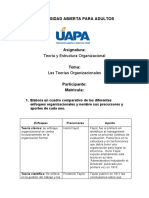 Teoría y Estructura Organizacional-Tarea 2