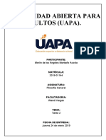 Filosofía Tarea 2