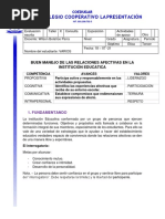 Buen Manejo de Las Relaciones Afectivas en La Institución Educativa (Etica 7)