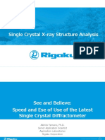 See and Believe Speed and Ease of Use of The Latest Single Crystal Diffractometers