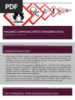 Hazard Communication Standard (HCS)