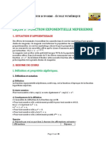 TA-Maths-05 Fonction Exponnentielle D200501