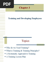 Training and Developing Employees