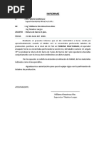 INFORME Barra J-13 Rotura y Atascamiento de Barras