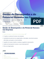 Aula 2 - Gestão de Desempenho e Potencial Humano