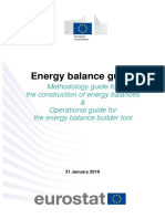 Energy Balance Guide, Eurostat, 2019