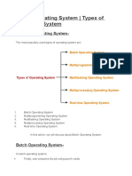 Batch Operating System - Types of Operating System