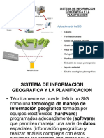 Sistema de Informacion Geografica y La Planificacion