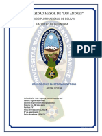 Informe Oscilaciones Electromagneticas Espinoza Mamani Gustavo Joel