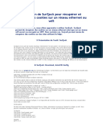 Utilisation de Surfjack Pour Récupérer Et Réutiliser Des Cookies Sur Un Réseau Ethernet Ou Wifi