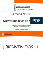 Semana 4 - Nuevos Modelos de Negocios - Canvas