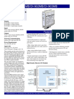 DI-901MB/DI-902MB/DI-903MB: Multi-Channel Discrete I/O Modules