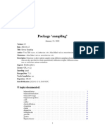 CRAN (2021) - Package 'Sampling'