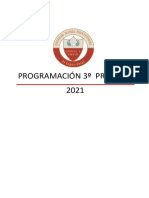 Programacion General de Tercero - Maria Montessori 2021