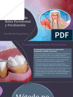 Tratamiento de Bolsa Periodontal y Ferulizacion