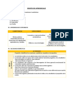 Sesión de Aprendizaje Matemática