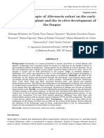 Effect of Biotherapic of Alternaria Solani On The