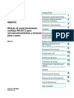 1 2 3 4 5 6 7 8 9 10 11 12 13 Módulo de Posicionamiento Multieje FM 357-2 para Servoaccionamientos y Motores Paso A Paso Simatic