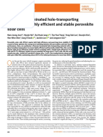 A Fluorene-Terminated Hole-Transporting Material For Highly Efficient and Stable Perovskite Solar Cells