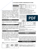 Relatório - Padronização e Acidez Do Vinagre