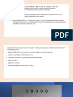 Transmission Line Maintenance Process