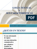 TIPOLOGÍA TEXTUAL y Superestructura