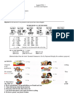 03workshop 3possessives and Present Simple - To Be 2021B