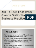 Case Study: Aldi: A Low-Cost Retail Giant's Distinctive Business Practices