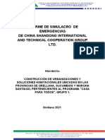 Informe de Simulacro