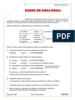 Actividades de Analogías