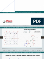 Unidad 2: Análisis Matricial de Emparrillados Planos