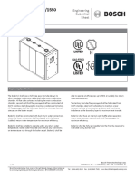 Buderus SB745WS/1550 Stainless Steel Condensing Boiler: Engineering Submittal Sheet