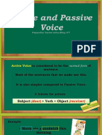 Active and Passive Voice