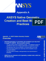 Appendix A: ANSYS Native Geometry Creation and Best Modeling Practices