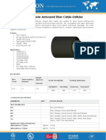 Singlemode Armoured Fiber Cable Unitube