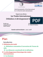 Les Traités Internationaux - Définition Et Développement Historique PDF