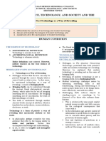 Module 2 Science, Technology, and Society and The: Topic No.1 Technology As A Way of Revealing