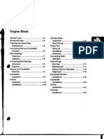 98 Honda Civic LX D16y7 Engine Block